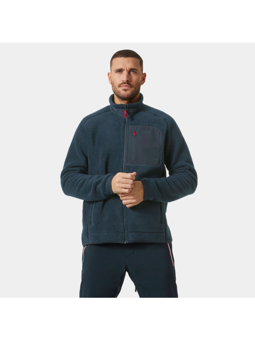 Helly Hansen Men Panorama Pile Block Jacket Navy Helly Hansen Men Panorama Pile Block Jacket Navy